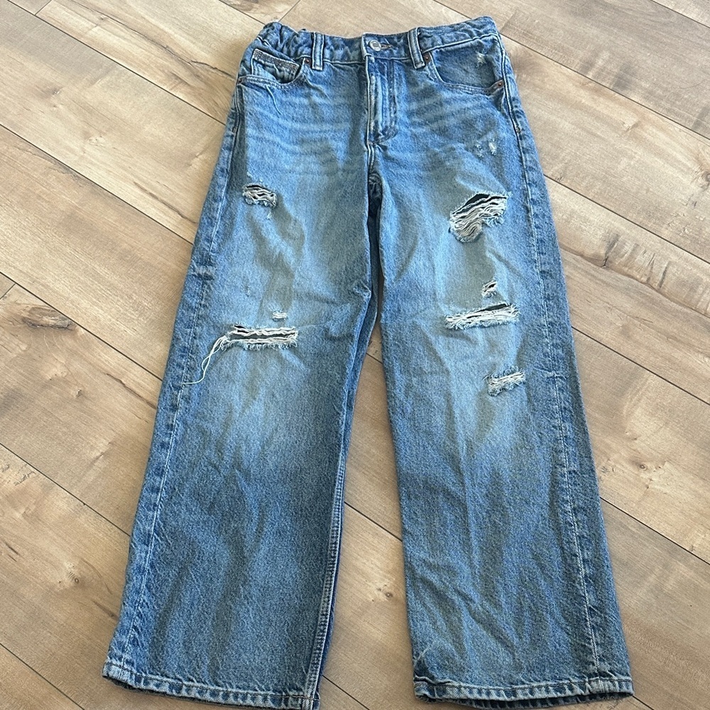 4/$25 Zara Girls Distressed Jeans Sz 11-12